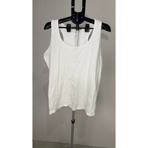Gildan Softstyle White‎ Tank Top Racerback Sleeveless Basic Layering Size 2XL